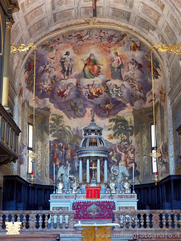 Vimercate (Monza e Brianza, Italy) - Central apse of the the Church of Santo Stefano